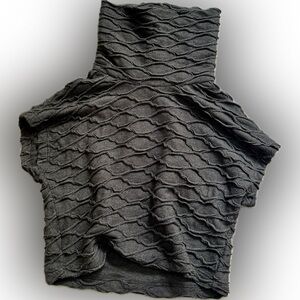 Oska 100% schurwolle virgin wool grey top